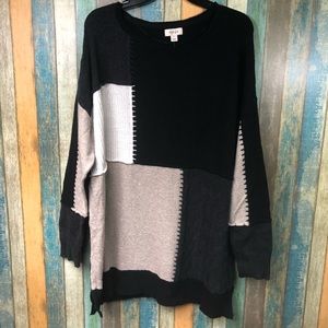 Style & Co Patch Sweater